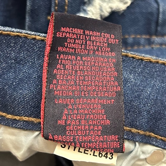 Salvaje stretchy skinny denim jeans, size 7 - Picture 6 of 9